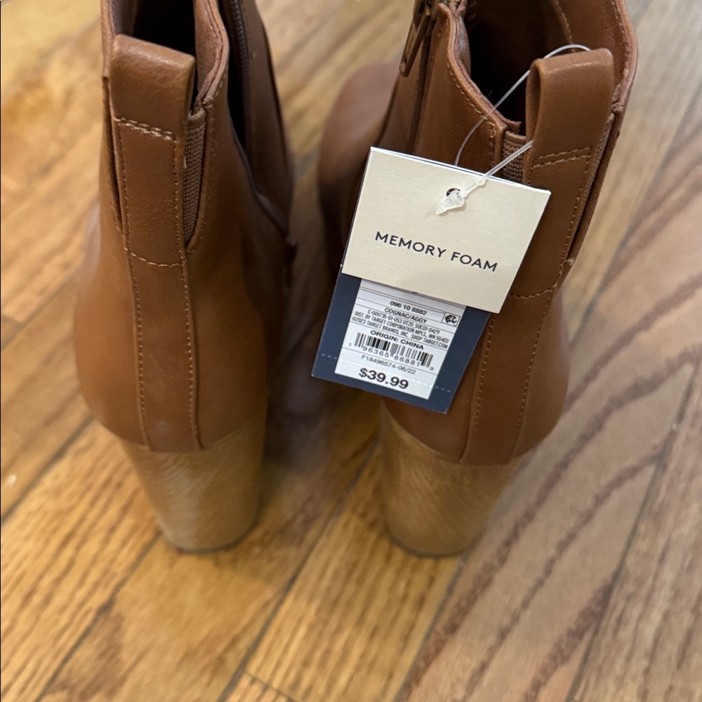 Universal Thread Brown Platform Ankle Clog Boots … - image 4